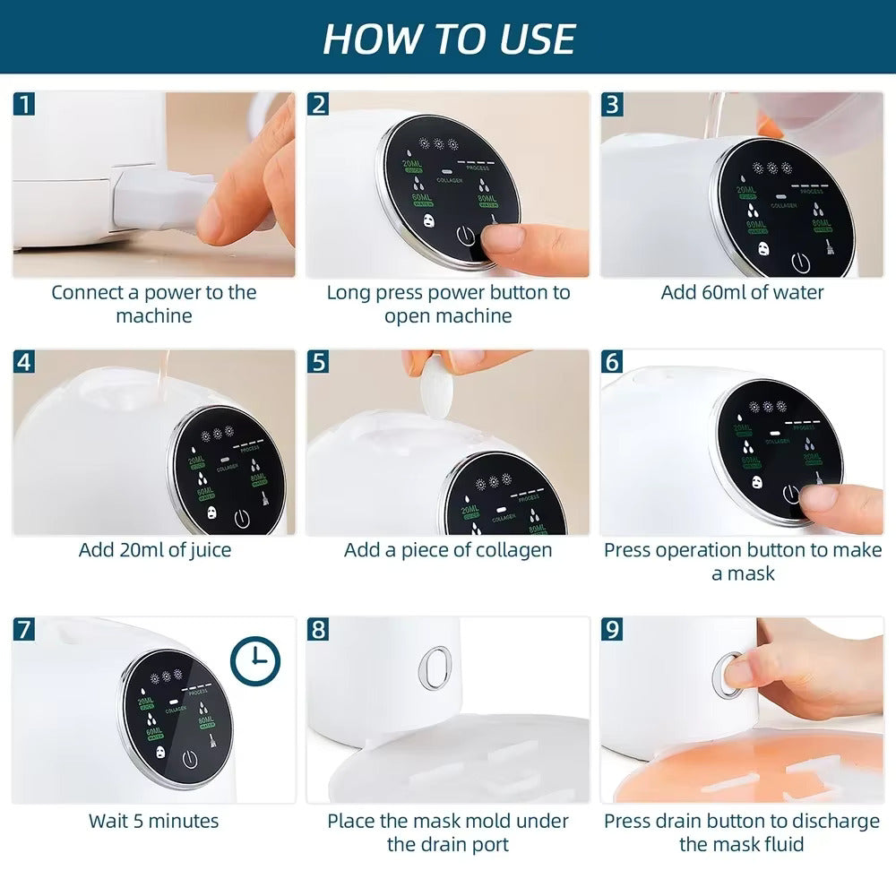 Facial Mask Machine For DIY Vegetable Fruits Mask