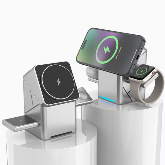 3-in-1 Foldable Magnetic Wireless Charging Station